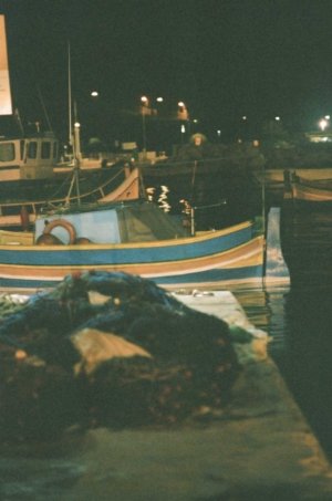 Olena Yermakova malta boats at night