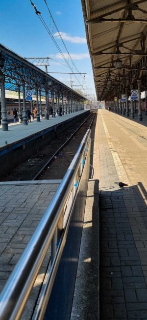 Svetlana Alekseeva train platform